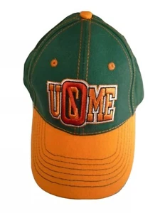 WWE Authentic John Cena U You Can't See Me Never Give Up Green Strapback Cap Hat - Picture 1 of 5