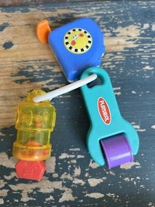 VINTAGE 2002 Playskool Fun Fixin Tool Ring Tape Measure Screw Driver B5 - Picture 1 of 5
