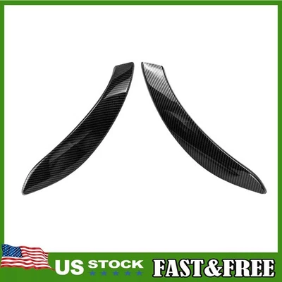Cubierta interior de manija de puerta de fibra de carbono para BMW F30 F31 320i 328i 2013-2018 Foto 1 de 4