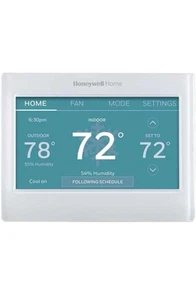 Honeywell Home RTH9600WF Smart Color Thermostat 3.5"H x 4.75"W x 1"D, White - Picture 1 of 13