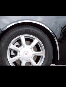 Se adapta a Cadillac CTS 08-13 acero inoxidable pulido cromo cinta en molduras de guardabarros - Imagen 1 de 1