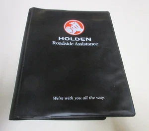 Holden Roadside Assistance Branded Glovebox Wallet - Black Vinyl Manual Holder - Picture 1 of 6