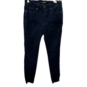 Judy Blue Damen Skinny Fit Stretch Jeans Gr. 11/30 Dark Wash Raw Hem - Bild 1 von 9