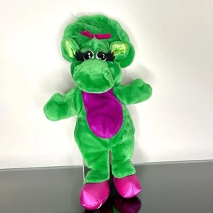 Baby Bop Barney Plush 1992 Puppet Dinosaur Stuffed Animal - Vintage - Picture 1 of 6
