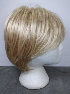Noriko Wig Blonde Style: 1634 Color: A722 Bangs Straight Layered Short - Picture 1 of 8
