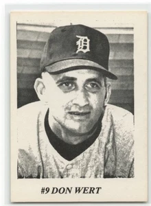 1978-79 Dearborn Card Show Don Wert #9 Detroit Tigers - Picture 1 of 2