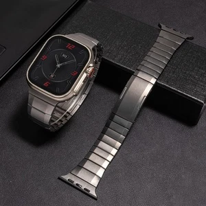 Szybka regulacja Pasek ze stali nierdzewnej do Apple Watch Ultra/10/9/8/7/6/5/4/3/2/1 - Zdjęcie 1 z 23