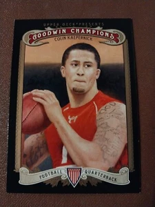 2012 Colin Kaepernick cubierta superior Goodwin Champions NFL tarjeta #48 SF 49ERS NEVADA - Imagen 1 de 2