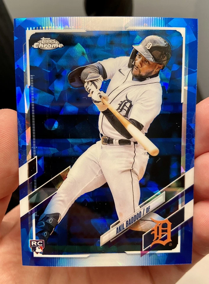Akil Baddoo 2021 Topps Chrome Update Sapphire Edition RC Rookie Detroit Tigers - Image 1 of 1