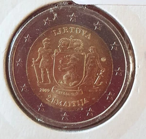 2 EUROS COMMEMORATIVE LITUANIE 2019 - REGIONS ETHNOGRAPHIQUES DE ZEMAITIJA - Picture 1 of 2