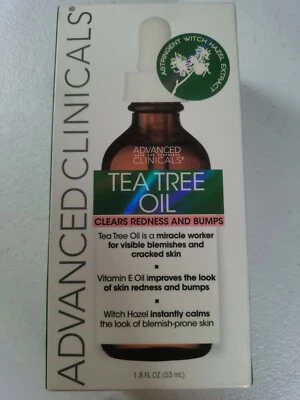 Advanced Clinicals Tea Tree Oil Clears Redness and Bumps 1.8 Fl Oz (53mL) - Image 1 of 4