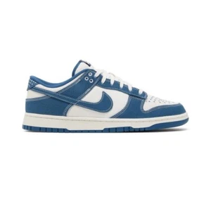 New Nike Dunk Low Retro Industrial Blue Denim Sashiko - Size 9.5 - DV0834-101 - Picture 1 of 5