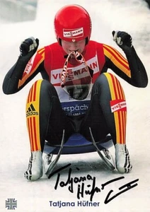Tatjana Hüfner UH  Rodeln Wintersport original signiert Autogrammkarte AK 7734 C - Picture 1 of 1