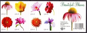 US #4185a MNH Booklet 2007 Tulip Lily Magnolia Daisy Dahlia Poppy [V1111 BC237] - Picture 1 of 2