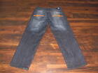 Ecko Unltd Jeans Mens Size 36 Slim Skinny Blue Denim Thick Stitch