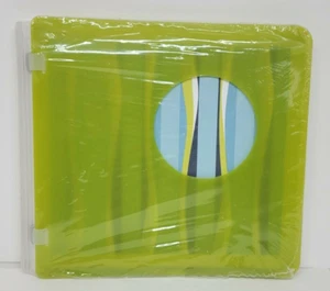 Creative Memories 7x7 Plastic Scrapbook Album lime green 12 pages - Picture 1 of 5