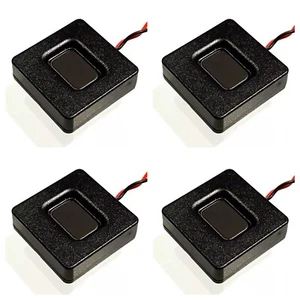 Four 25mm 4 Ohm Square Megabass Speakers For DCC Sound Loksound 4, 5, Zimo - Picture 1 of 3