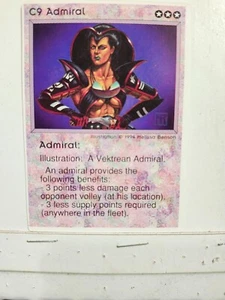 CCG Galactic Empires Primary "C9 ADMIRAL" VRare NM / Mint - Picture 1 of 1