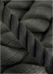 Cuerda multifilamento de línea suave negra de 20 mm x 220 metros bobina cubierta jardín amarre - Imagen 1 de 4