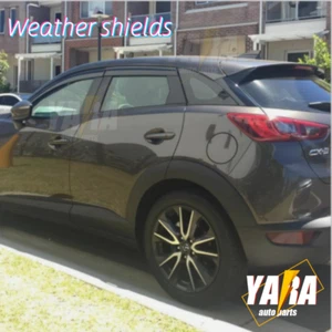 Weather shields Weathershield suitable for Mazda CX-3 CX3 2015-2025 tinted 4pcs - Picture 1 of 12