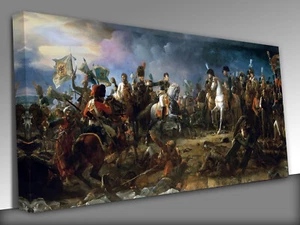 F.Gerard Napoleon Battle of Austerlitz Canvas Wall Art Picture Print - Picture 1 of 4