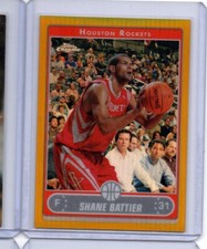 Shane Battier 2006-07 Topps Chrome Gold Refractor #d 2/25 Grizzlies Rockets Heat