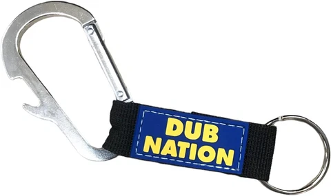 NBA Golden State Warriors Dub Nation Carabiner Keychain Cover