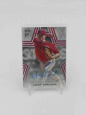 2023 Topps Louie Varland Baseball Stars Rookie RC Auto Autograph #BSA-LV Twins - Image 1 of 4