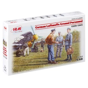 ICM48085 Plastik Modellbausatz 1:48 WWII German Luftwaffe Ground Personnel 1939-1945 - Bild 1 von 6