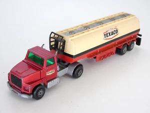 Matchbox Articulated Tanker K115 Texaco Petrol Superkings Ford LTS Toy Vintage - Picture 1 of 11