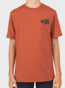 Salty Crew Alpha Boy's Tee Shirt Rust 8 to 14 Years Medium Fish 6-58 - Picture 1 of 4