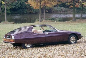 Concept car Citroën SM Espace by Heuliez 1971 - imán fotográfico promocional - Imagen 1 de 2