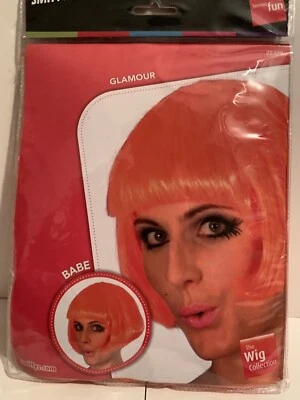 Halloween Smiffy's BABE La Peluca Colección Naranja Nuevo En Paquete Foto 1 de 4