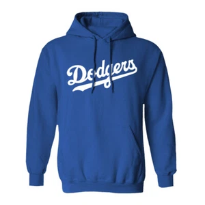 LA Dodgers Wordmark Sudadera con Capucha Los Ángeles Béisbol Sudadera con Capucha BLD04 - Imagen 1 de 16