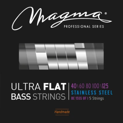 Magma Electric Bass 5 Strings Light Ultra Flat Strings - Long Scale 34" Set .040 - Image 1 of 2