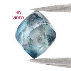 Diamante natural suelto corte áspero de 0,79 quilates 5,45 mm color azul diamante áspero QL2225 - Imagen 1 de 8