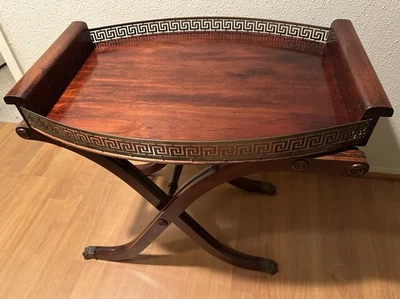 Mesa de Servidor FERGUSON Estilo Regencia Vintage Bandeja Superior Foto 1 de 4