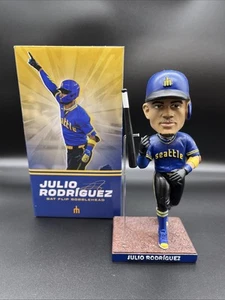 Julio Rodríguez Bat Flip Bobblehead Seattle Mariners Promo Giveaway 4/1/25 NUEVO - Imagen 1 de 5