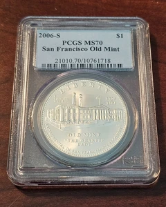 2006-S San Francisco Old Mint Commemorative $1 PCGS MS70 - "The Granite Lady" - Picture 1 of 5