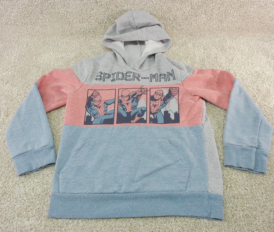 Spiderman Sudadera con Capucha Niños Talla 8 Rojo/Azul/Gris/Plover Camisa Niños Foto 1 de 4