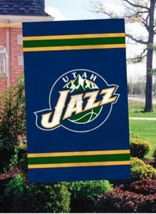 Brand New - NBA Utah Jazz 44" x 28" 2 Sided Flag Weather Resistant Nylon A9 - Picture 1 of 1