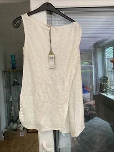 Max Studio Off White Sleeveless Top - Size XS - New - RRP £65 - Picture 1 of 2