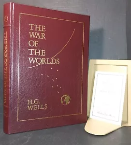 Easton Press THE WAR OF THE WORLDS H G Wells 1964 science fiction ILLUST leather - Picture 1 of 3
