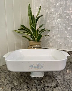 Vintage Corning Ware Country Kornblumenkorb Lasagne/offener Bräter A-21-B-N - Bild 1 von 8