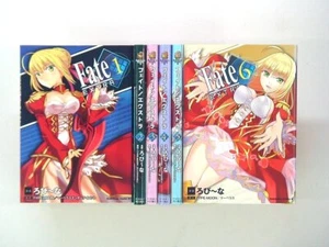 Fate/Extra Manga vol.1-6 set completo fumetti tipo luna Robina Giappone usato - Foto 1 di 1