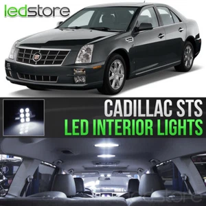2005-2011 Cadillac STS White LED Lights Interior Kit - Picture 1 of 6