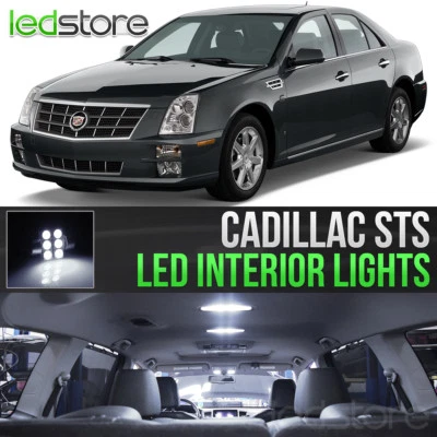 2005-2011 Cadillac STS White LED Lights Interior Kit - Image 1 of 4