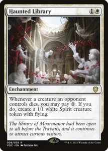1x Haunted Library - NM - Crimson Vow Commander - SPARROW MAGIC mtg - Picture 1 of 1