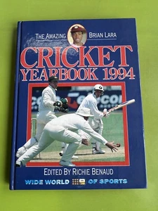CRICKET YEARBOOK 1994 - RICHIE BENAUD Wide World Of Sports (VGC) Hardcover Rare - Picture 1 of 4