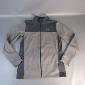 Under Armour Full Zip Sweatshirt Boys Size Youth XL Loose Fit YXL Athletic Fleec - Picture 1 of 8